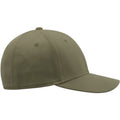 Olive - Side - Atlantis Unisex Adult Pitcher Flexible Baseball Cap