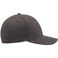 Grey - Side - Atlantis Unisex Adult Pitcher Flexible Baseball Cap