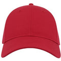Red - Front - Atlantis Unisex Adult Curved Twill Baseball Cap