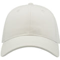 White - Front - Atlantis Unisex Adult Curved Twill Baseball Cap