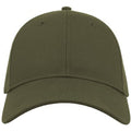 Olive - Front - Atlantis Unisex Adult Curved Twill Baseball Cap