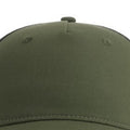 Olive-Black - Side - Atlantis Unisex Adult Zion 6 Panel Recycled Trucker Cap