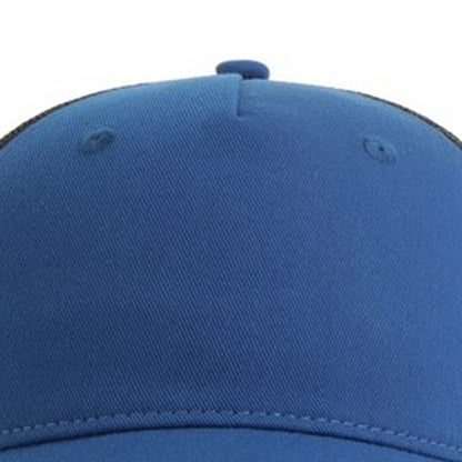 Royal Blue-Black - Side - Atlantis Unisex Adult Zion 6 Panel Recycled Trucker Cap