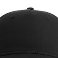 Black - Side - Atlantis Unisex Adult Zion 6 Panel Recycled Trucker Cap