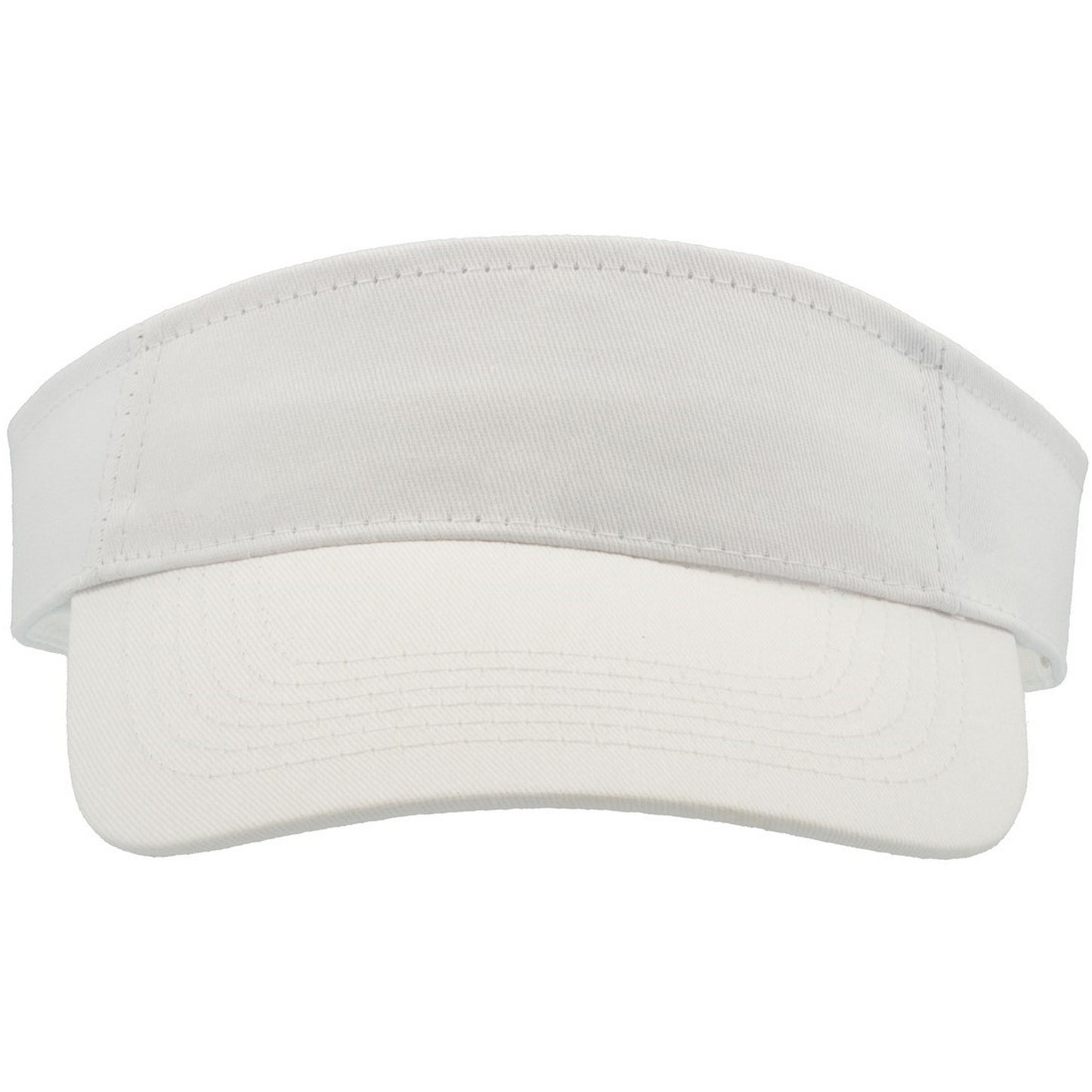 White - Front - Atlantis Unisex Adult Roland Structured Visor Cap