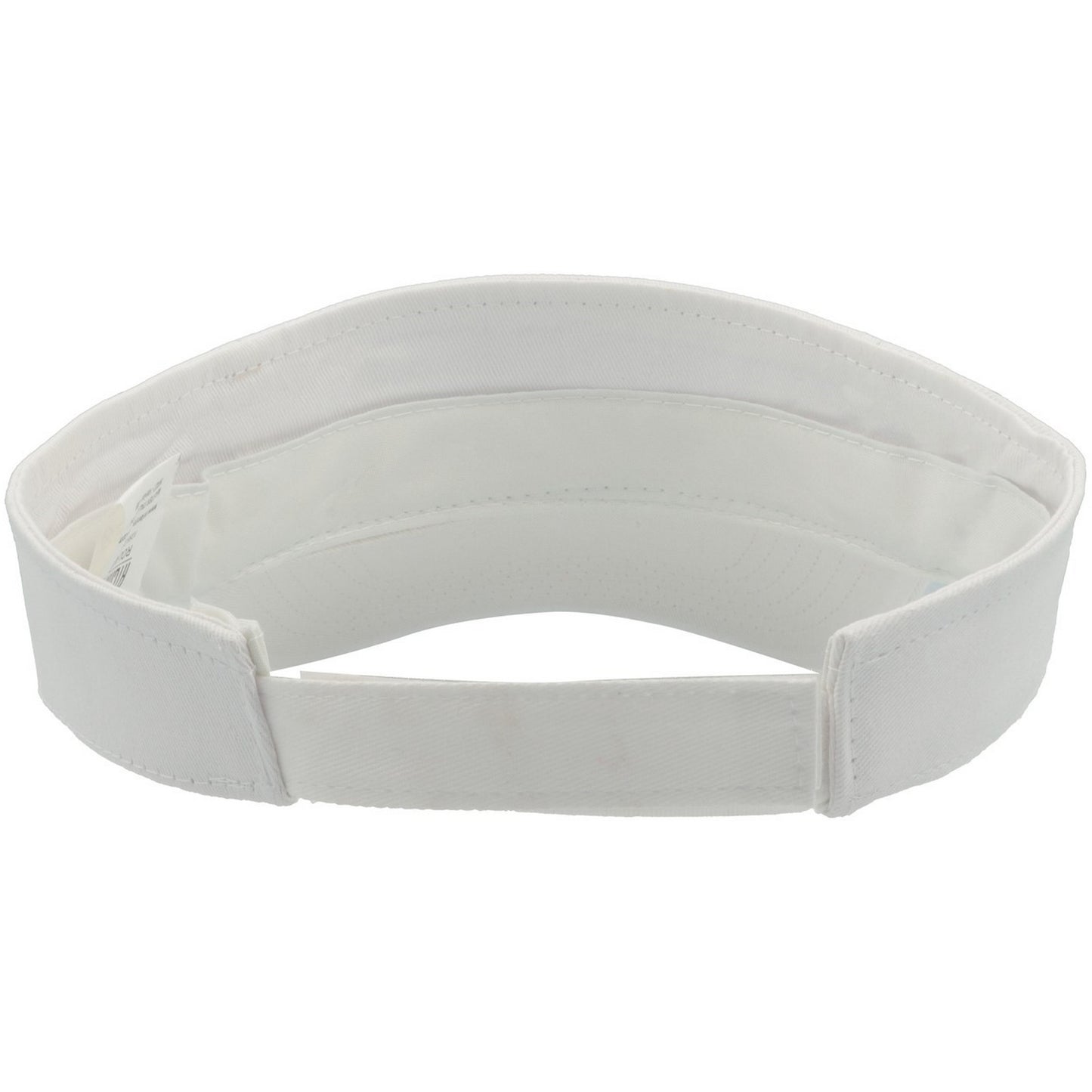 White - Back - Atlantis Unisex Adult Roland Structured Visor Cap