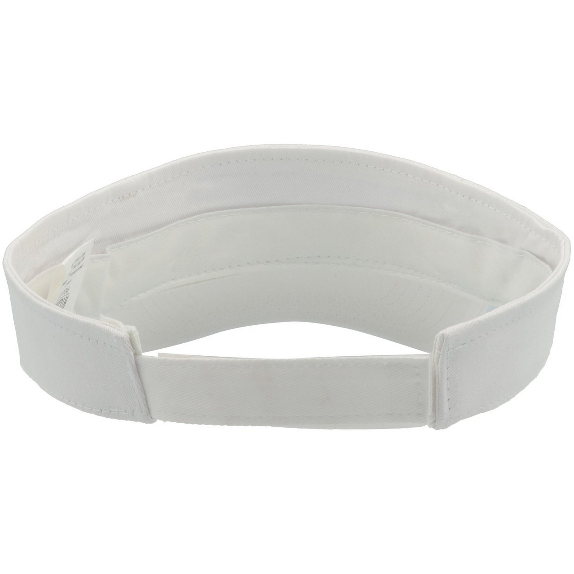White - Back - Atlantis Unisex Adult Roland Structured Visor Cap