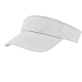 White - Side - Atlantis Unisex Adult Roland Structured Visor Cap