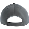 Dark Grey - Back - Atlantis Unisex Adult Joshua 6 Panel Cap