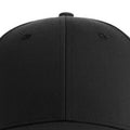 Black - Side - Atlantis Unisex Adult Joshua 6 Panel Cap