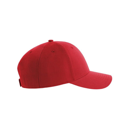 Red - Front - Atlantis Unisex Adult Joshua 6 Panel Cap