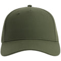 Olive - Front - Atlantis Unisex Adult Fiji Recycled Polyester Cap