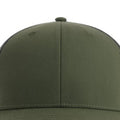 Olive-Black - Side - Atlantis Unisex Adult Bryce 5 Panel Trucker Cap