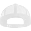 White - Back - Atlantis Unisex Adult Bryce 5 Panel Trucker Cap