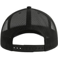 Black - Back - Atlantis Unisex Adult Bryce 5 Panel Trucker Cap