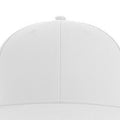 White - Side - Atlantis Unisex Adult Bryce 5 Panel Trucker Cap