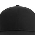 Black - Side - Atlantis Unisex Adult Bryce 5 Panel Trucker Cap