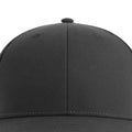 Dark Grey-Black - Side - Atlantis Unisex Adult Bryce 5 Panel Trucker Cap