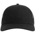 Black - Front - Atlantis Unisex Adult Bryce 5 Panel Trucker Cap