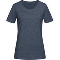 Dark Denim - Front - Stedman Womens-Ladies Lux T-Shirt