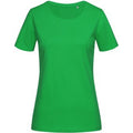 Kelly Green - Front - Stedman Womens-Ladies Lux T-Shirt