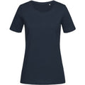 Midnight Blue - Front - Stedman Womens-Ladies Lux T-Shirt