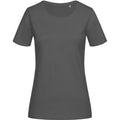 Slate Grey - Front - Stedman Womens-Ladies Lux T-Shirt