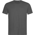 Slate Grey - Front - Stedman Mens Lux T-Shirt