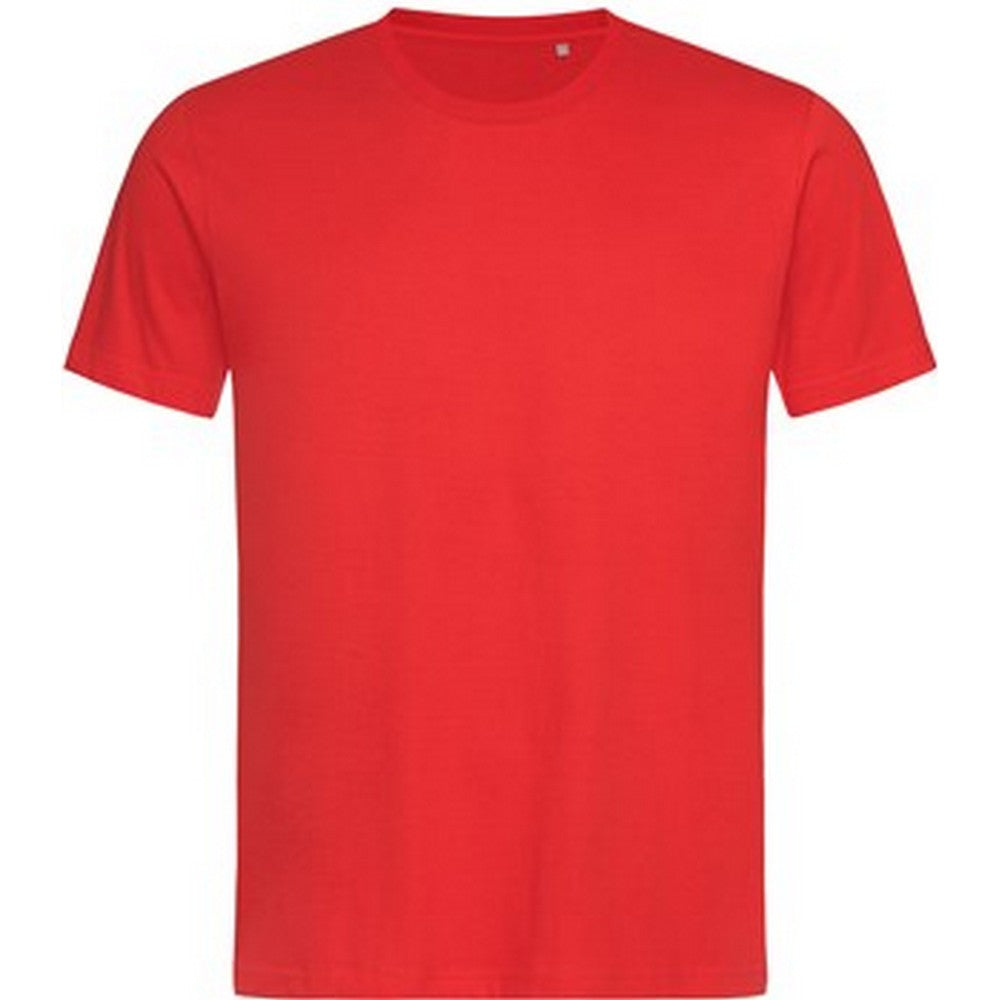 Scarlet Red - Front - Stedman Mens Lux T-Shirt