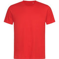 Scarlet Red - Front - Stedman Mens Lux T-Shirt
