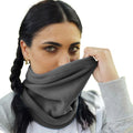 Dark Grey - Side - Atlantis Unisex Adult Hotty Fleece Neck Warmer