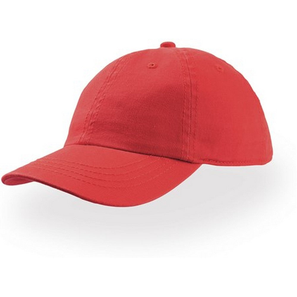 Red - Front - Atlantis Boys Action Chino Baseball Cap
