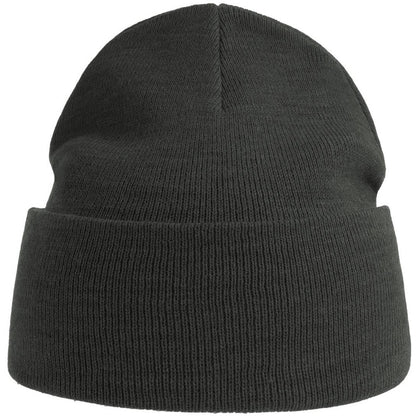 Dark Grey Melange - Front - Atlantis Unisex Adult Pure Recycled Beanie