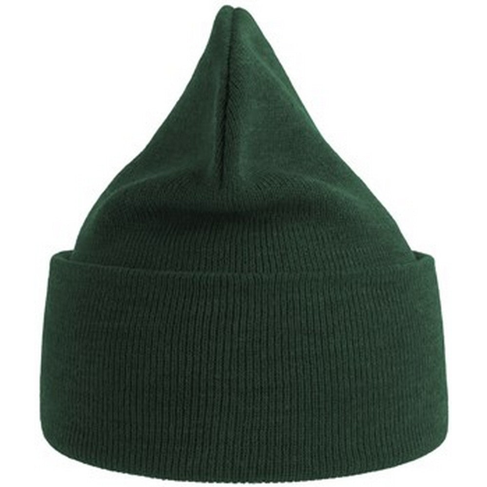 Bottle Green - Back - Atlantis Unisex Adult Pure Recycled Beanie