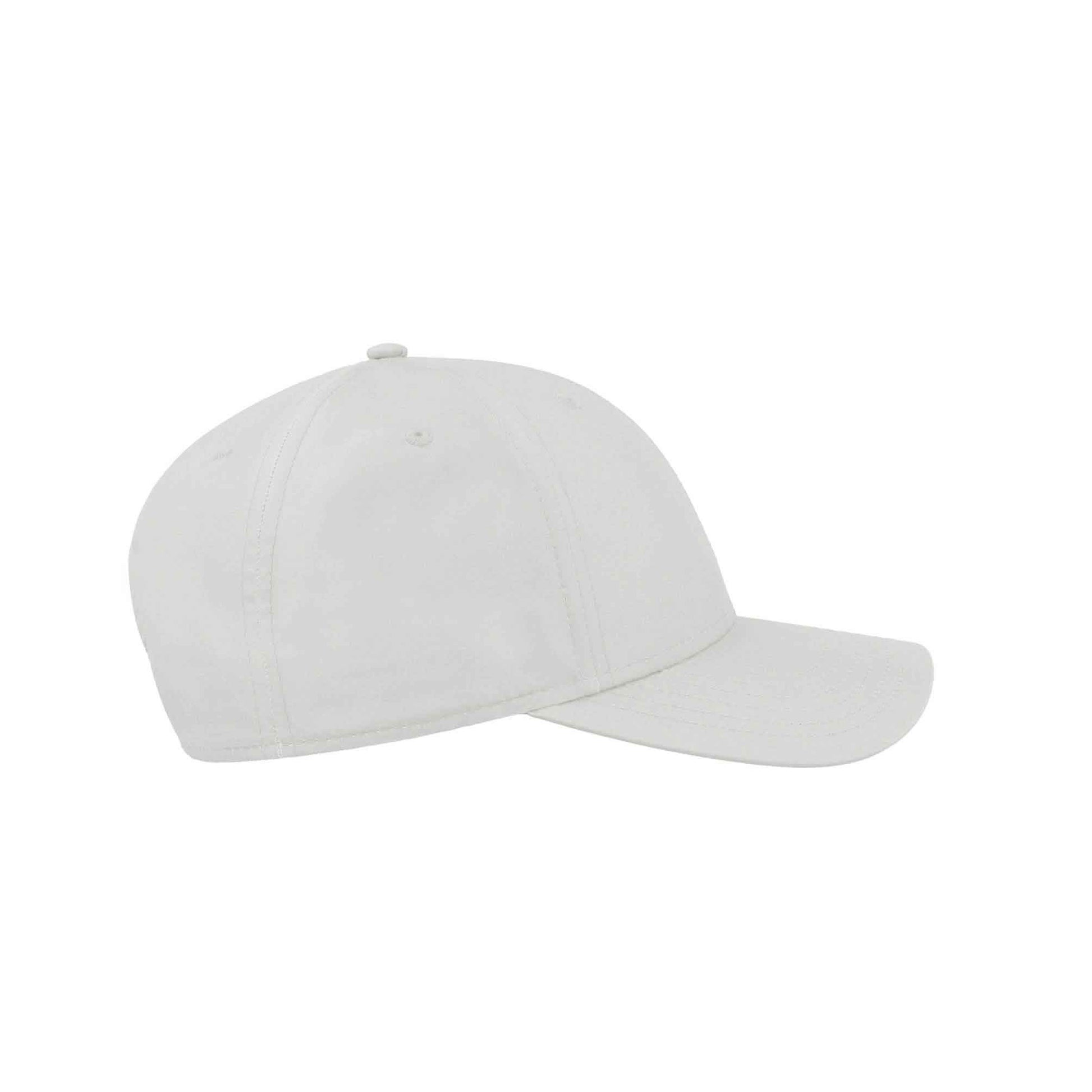 White - Back - Atlantis Recy Six Recycled Polyester Baseball Cap