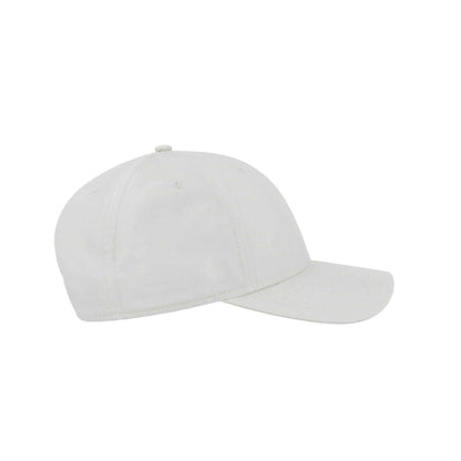 White - Back - Atlantis Recy Six Recycled Polyester Baseball Cap