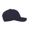 Navy - Back - Atlantis Recy Six Recycled Polyester Baseball Cap