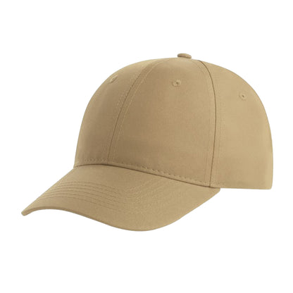 Khaki Green - Front - Atlantis Recy Six Recycled Polyester Baseball Cap