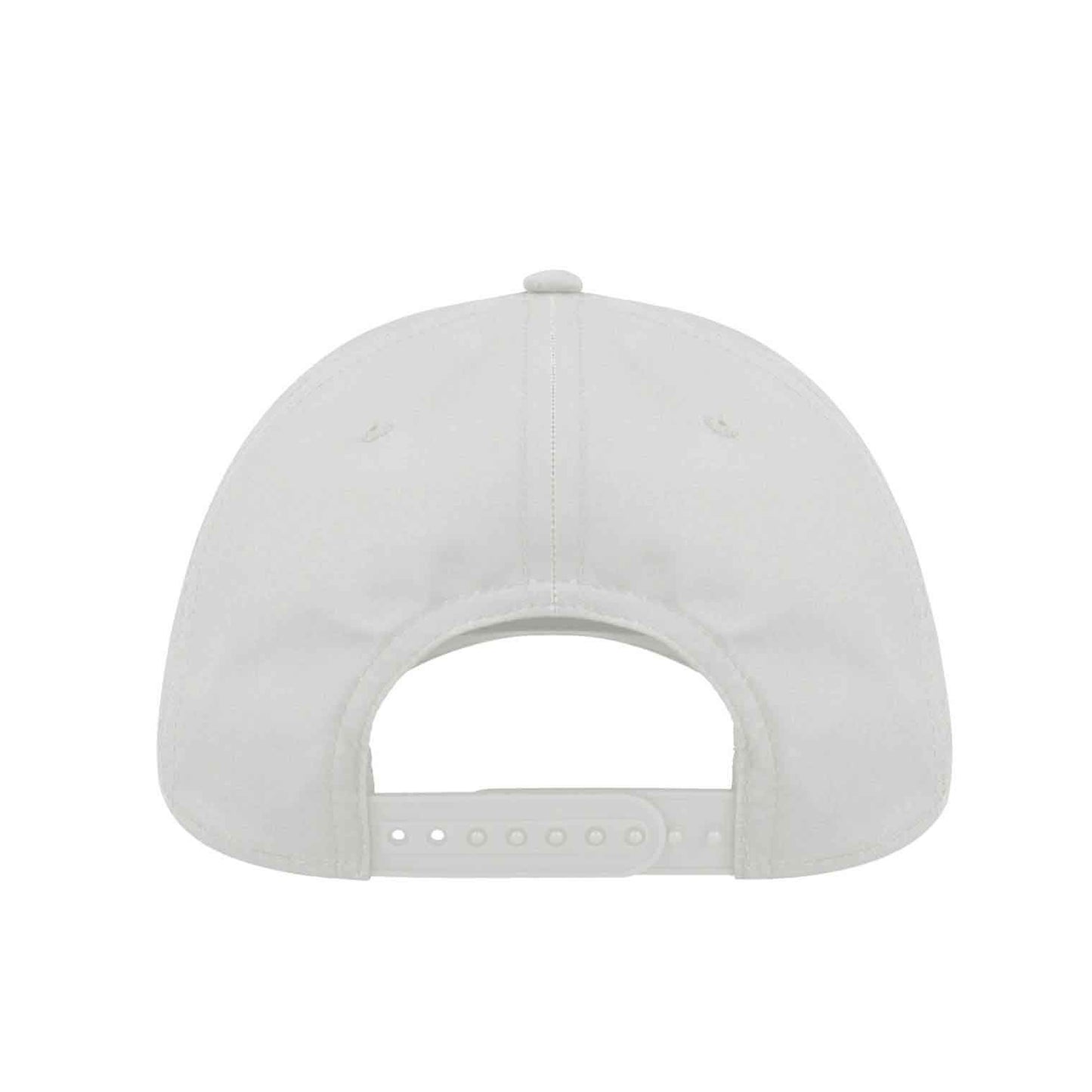 White - Side - Atlantis Recy Six Recycled Polyester Baseball Cap
