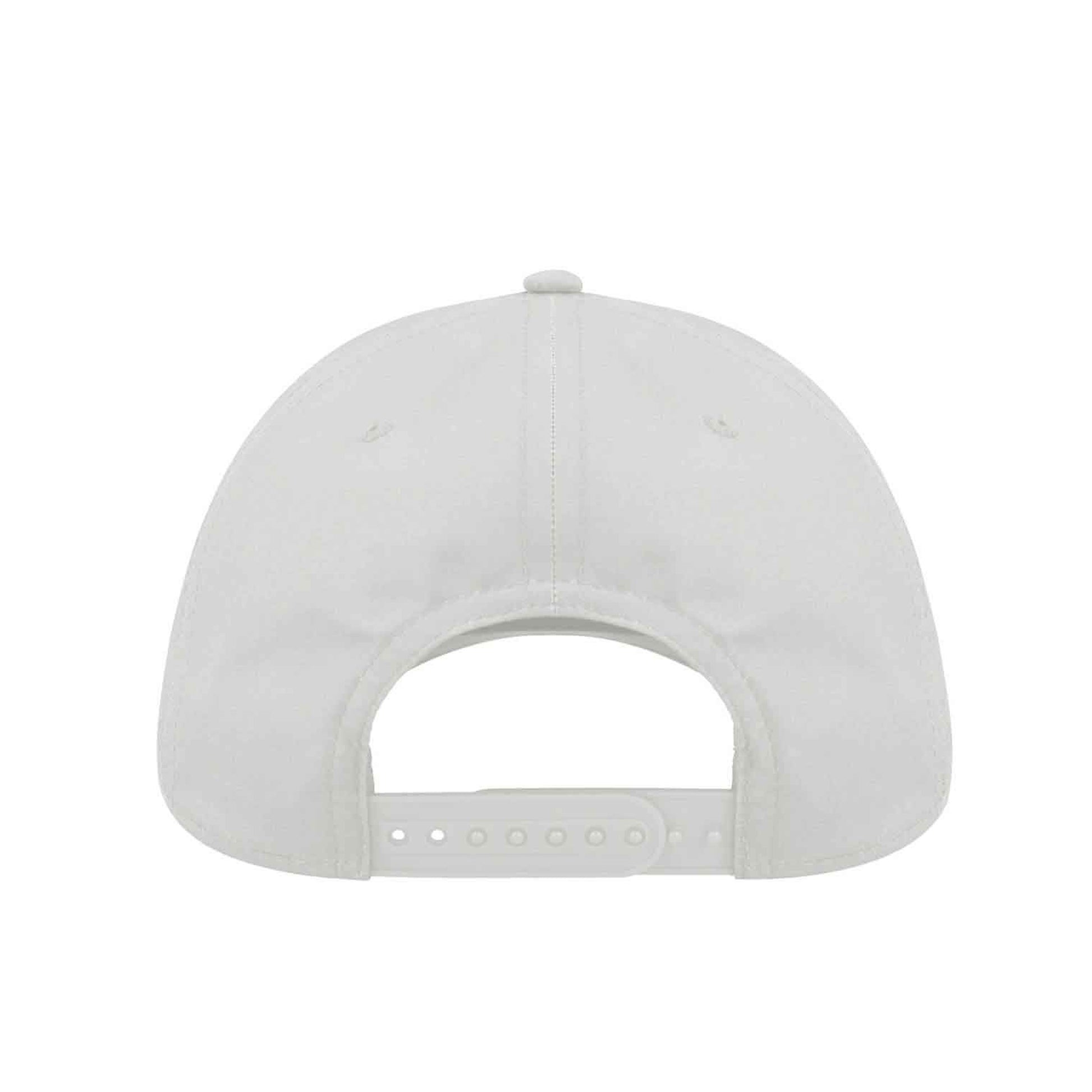 White - Side - Atlantis Recy Six Recycled Polyester Baseball Cap