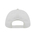 White - Side - Atlantis Recy Six Recycled Polyester Baseball Cap
