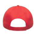 Red - Side - Atlantis Recy Five Recycled Polyester Baseball Cap