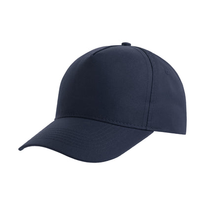 Navy - Front - Atlantis Recy Five Recycled Polyester Baseball Cap