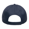 Navy - Back - Atlantis Recy Five Recycled Polyester Baseball Cap