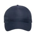 Navy - Side - Atlantis Recy Five Recycled Polyester Baseball Cap