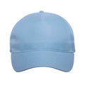 Light Blue - Side - Atlantis Recy Five Recycled Polyester Baseball Cap