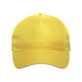 Yellow - Back - Atlantis Recy Five Recycled Polyester Baseball Cap