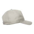 Grey - Side - Atlantis Recy Five Recycled Polyester Baseball Cap