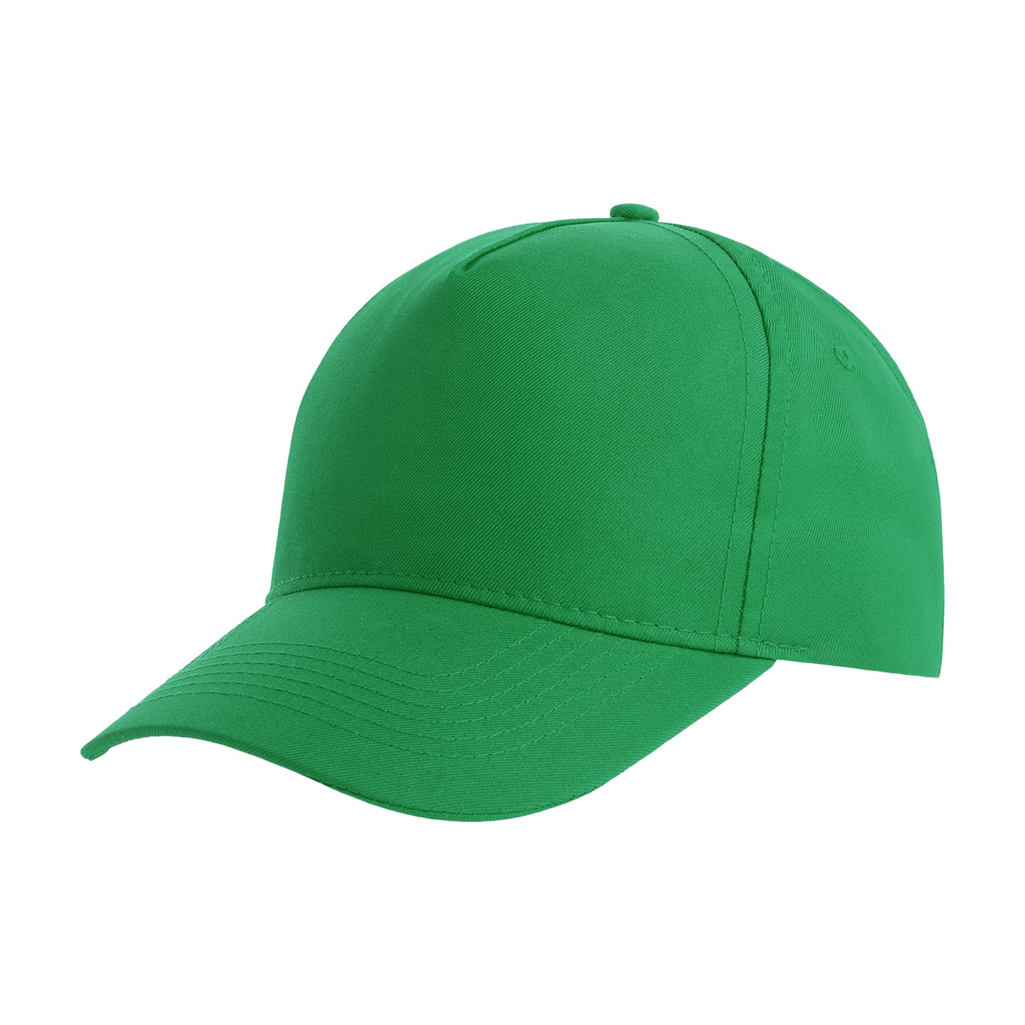Green - Front - Atlantis Recy Five Recycled Polyester Baseball Cap