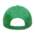 Green - Back - Atlantis Recy Five Recycled Polyester Baseball Cap